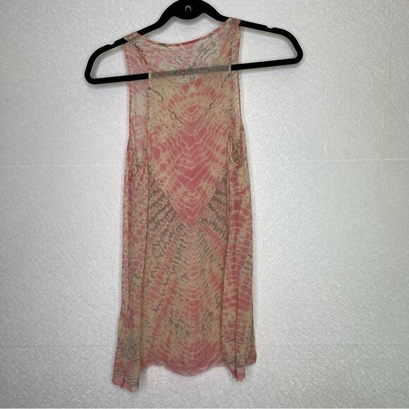 Raquel Allegra Tie Dye Silk Tank M - Picture 3 of 6